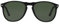 Persol Unisex PO9649S Sonnenbrille, Schwarz (Gestell: schwarz, Gläser: grün-klar 95/31), Medium (55)