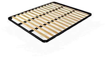 Bed Store SISTEMI RIPOSO Rete Da Appoggio Senza Piedi Doghe Strette Matrimoniale 140X200 Francese Ortopedica Doppio Rinforzo