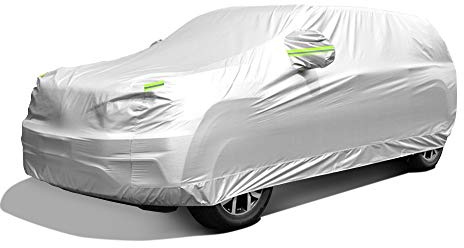 GORDITA Housses de Voiture imperméables pour véhicules Utilitaires Toutes Saisons - Protection UV et Neige - Housse complète Universelle pour SUV jusqu'à 488,6 cm