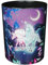 Papierkorb/Behälter - Einhorn - Unicorn - 12,5 Liter - wasserdicht - aus Kunststoff - 30 cm - großer Mülleimer/Eimer - Abfalleimer - Aufbewahrungsbox - Ab..