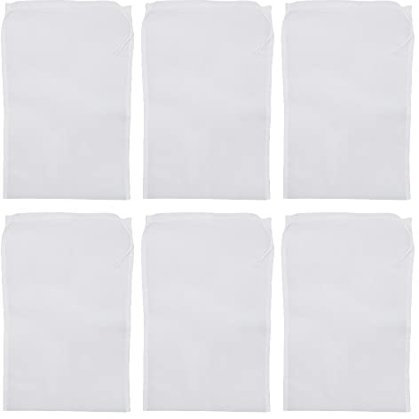 UMCHU 6 Pezzi 300 mesh Tessuto Filtrante in Nylon,Panno filtrante a Maglia fine,per Latte di Noci, Succo di Frutta, Latte di Soia, Caffè, Succo di Verdura(20 * 30cm)