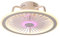 Tyvotrend Ceiling Fans with Lights and Remote Control, 3 Colors Adjustable Modern Ceiling Fans Lighting with 3 Speeds, Dimmable Fan Ceiling Lamp, for Living Room Bedroom Office