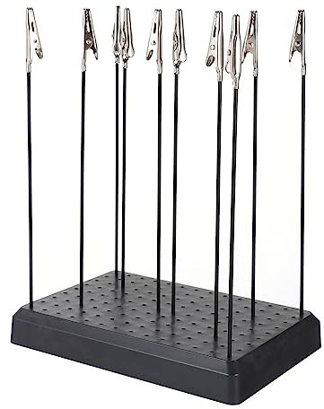 DIYEAH Clip Base for Model Painting Model Making Accessories Paint Booth Stand Alligator Clips for Spray Paint and Modelling Airbrush Kit