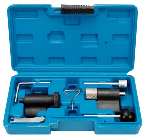 Anlseiod 7pcs Outils Calage Distribution pour VW 1.2, 1.4, 1.6, 1.9 et 2.0 SDI/TDI Moteurs Kit Calage Moteur Distribution pour VW/Audi/Ford/Seat/Skoda Outils d'arbre Cames avec Boîte Outils