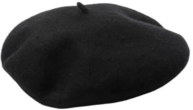 Big Size Fleece Beret 60cm, White Unisex French Painter Winter Hat for Men & Women