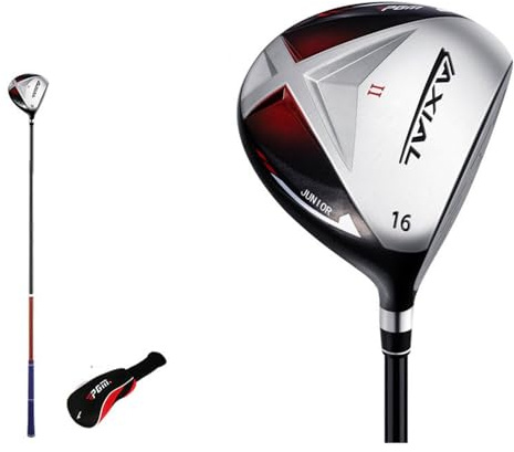 Barngolfklubb #1 golfförare i trä pojkar flickor stång golf hybrid järn lätt golfträningsstång för barn med huvudbonad