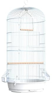 aviary European Style Double Layered Metal Birdcage Hang Parrot Starling Pull-out Chassis Easy to Disassemble
