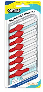 Stoddard OPTIM Interdentalbürsten 8er Packung, rot 0,5mm Größe 2