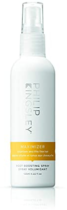 Philip Kingsley Maximizer Root Boosting Spray - Spray voluminizador para el cabello que añade textura, estimula y levanta el cabello fino, plano, delgado y flácido, protección contra el calor, 125 ml