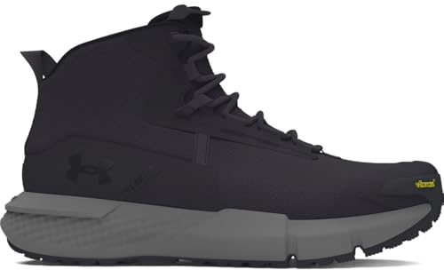 Under Armour Men's UA Charged Valsetz Mid Lightweight Hiking Boots, Walking Shoes for Outdoors, Breathable Tactical Boots