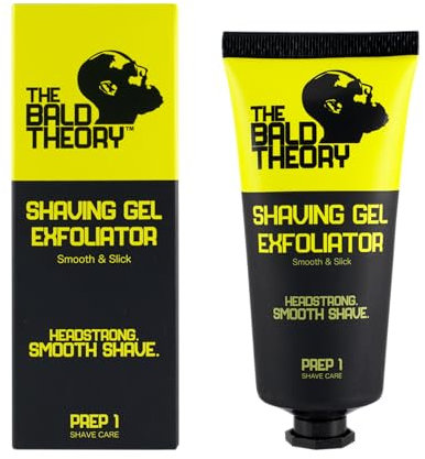The Bold Theory Rasiergel mit Salicylsäure, Ceramiden, Hyaluronsäure, Niacinamide, Bio Aloe Vera und Teebaum, BHA Shaving Gel Exfoliator, entfernt abgestorbene Hautzellen und Hautunreinheiten