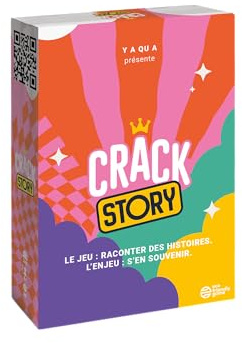CRACK STORY – Jeu d'Ambiance de Cartes à Histoires | façon dans ma Valise | Format Voyage | 2 à 8 Joueurs | Dès 10 Ans
