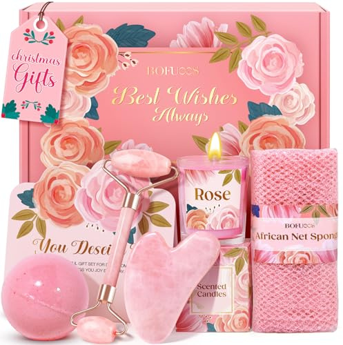 Bofuoos Regalo per Donna, Regali Di Compleanno, Cofanetto Regalo Donna, Cesti Regalo Spa, Set Regalo Per La Cura Di Sé E Regali Di Pronta Guarigione