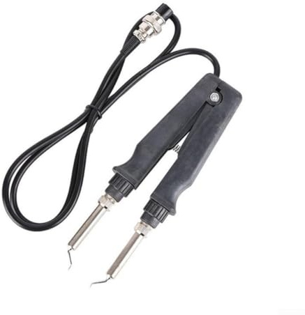 Jotekonoby Double fer à souder, pince à épiler avec poignée de chauffage, outil pour 902 pour ESD pour fer à souder double SMD, pince chauffante à pince à épiler