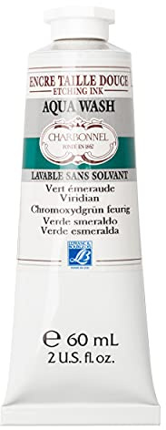 Lefranc & Bourgeois Aqua Wash Tinta para Grabado, Verde (Smaragdgrün), 60 ml