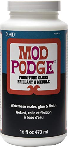 Mod Podge Furniture Gloss Finish-16 oz, 16 oz, Transparent, PECS15126