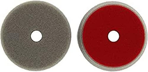ALCLEAR 50163H Polierpad Auto Polierschwämme, hart für RUPES® Poliermaschine, Durchmesser: 163/150x30 mm, grau, 2er Set, Polierpad, Autopolitur Polierschwamm