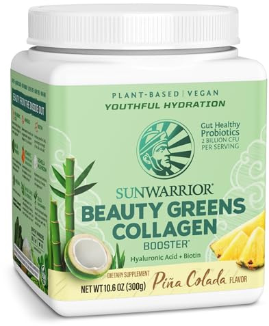 SUNWARRIOR Beauty Greens Collagen Booster - Pina Colada 300 g