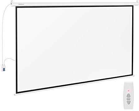 Fromm & Starck Star_RS133E169_01 Motorleinwand 302 x 201 cm Format 16:9 Wand- oder Deckenmontage Beamer Leinwand elektrisch 133 Zoll Leinwand Motor Heimkino