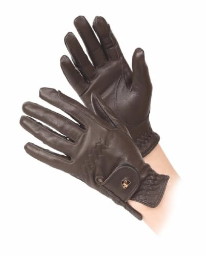 Shires Aubrion Leather Riding Work Horse Riding Non-Slip Gloves