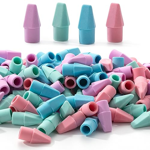 Mr. Pen- Erasers for Pencils, Pencil Top Erasers, Eraser, Pastel Colors, 120 Pack