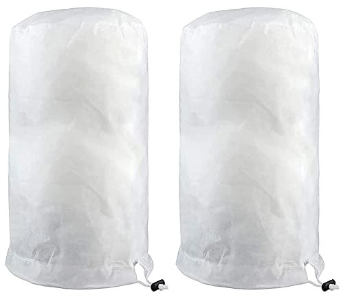 Lodokdre Velo de invierno para plantas, bolsas de protección para plantas heladas, cubierta de invierno para bolsas de plantas, bolsa de tela no tejida de jardín, 80 x 100 cm