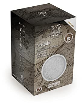 PEUGEOT - Sélection Epices - Sel Gemme Blanc - Gros Sel De Cuisine - Salinité 7 - Origine Allemagne - Innovation Sachets Fraîcheur Triple Protection - 7x50g