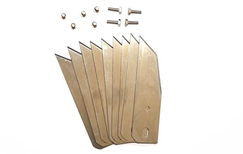 9 Stück Messerklinge Kompatibel für AL-KO Robolinho Mähroboter Ersatz-Messer Robolinho 100, Robolinho 1100, Robolinho 3100, Robolinho 4100