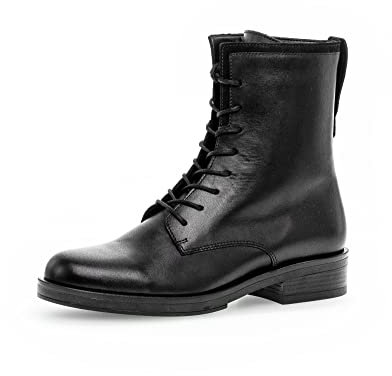 Gabor Damen Schnürstiefeletten, Frauen Stiefeletten,Best Fitting,Kurzstiefel,uebergangsschuhe,uebergangsstiefel,warm,schwarz,38 EU / 5 UK