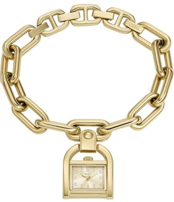Fossil Damen Analog Quarz Uhr mit Edelstahl Armband ES5372