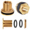 2 Piezas Conector de Tanque de Agua de LatóN, Conectores de Tanque de Agua, Ig 1/2 X AG 3/4, Rosca para Barril de Agua, UnióN Roscada para Rainwater Tanks, BañEra, Piscina, Grifos