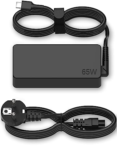 Hafiuege Caricatore Usb C 65W Alimentatore per Notebook Chromebook
