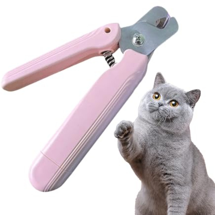 Generisch Cortador de Garras de Perro - Tijeras para Gatos con luz, 2 en 1 cortapelos y Amoladora eléctrica, silenciosas para el hogar, Viajes, Cachorros y Gatos