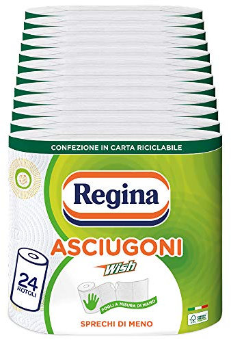 Regina Wish Küchenpapier | Packung mit 24 Rollen