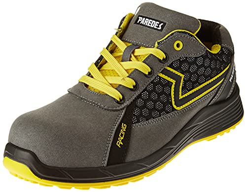 Paredes Deportivo Alonso Plus - S3 Ci HI ESD SRC - Color Gris y Amarillo - Talla 42
