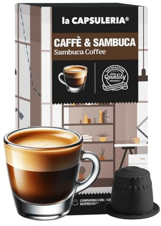 Capsuleria - SAMBUCA KAFFE (80 Kapslar) Kompatibel med Nespresso