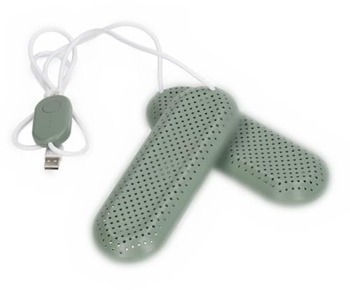 Natudeco Sèche-Chaussures électrique Sèche-Chaussures Portable alimenté par USB avec souffleur de Chaleur Séchage Rapide pour la Maison, l'hôtel, Le dortoir, l'utilisation de Voyage