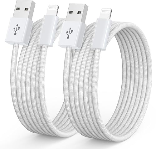 iPhone Ladekabel Apple Ladekabel 2Pack 1M, Lightning Kabel MFi-Zertifiziert iPhone Kabel Schnellladekabel für iPhone 14 13 12 11 Pro/Pro Max/Mini, XR XS Max X, 8 7 6 6s Plus