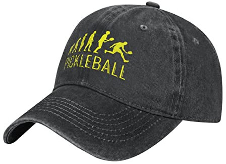 874 Baseballkappe Pickleball Evolution Unisex Baseball Mützen Unisex Basecap Verstellbare Baseball Kappe Für Wandern Distressed Stickerei Cap Cotton Basecap