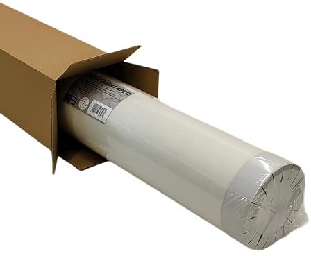 1 x Glasfasertapete 50 m x 0,9 m glatt ; Großartige Qualität ; Malervlies ; Anstrichvlies ca. 50 g/m² ; Renoviervlies 50m x 0,9m Glasgewebe Rolle