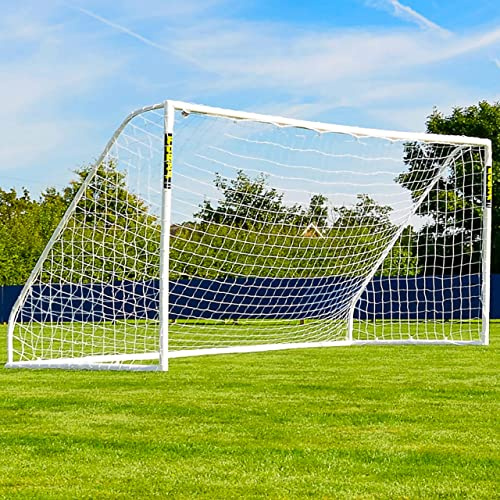 FORZA But de Football de Jardin en PVC [9 Tailles] | Cage Portable et Durable pour Enfants | Filet et Poteaux Imperméables | Montage Rapide (But de Match, 488 cm x 213 cm)