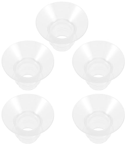 Gatuida 5 Pezzi Inserti Flangia Tiralatte in Silicone Accessori Indossabili per Tiralatte Elettrico Set Inserti Flangiati Sicuri e Confortevoli per Allattamento