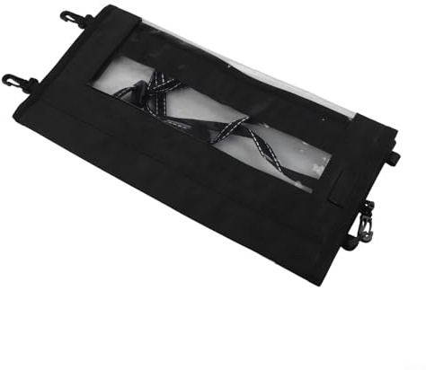 Étui de rangement pliable transparent pour cartes Sac étanche pour la randonnée et la protection des documents de navigation dans des conditions humides