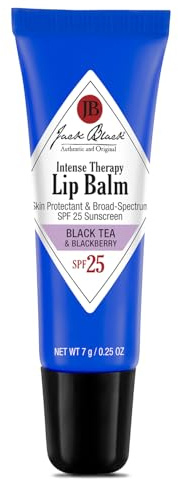 Jack Black Intense Therapy Lip Balm, Black Tea & Blackberry , 0.25 Ounce (Pack of 1)