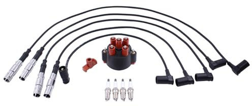 Zündkabel Verteilerkappe Zündverteilerläufer Zündkerze Zündkabelsatz Zündleitungssatz Zündspule Zündverteiler Verteilerfinger Zündungskabel für W124 S124 C124 190 W201 G-Klasse W463 W461 G Klasse W460