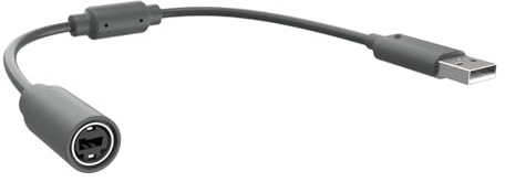 BaiWeiDun USB Breakaway Cable Compatible for Logitech G920 G923 G27 G29, Ferrari 458 Spider Racing Wheel Cord, Guitar Hero, Xbox USB Plug (Grey)