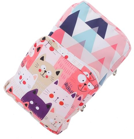 ARTSEWPLY 2pcs Sanitary Napkin Storage Bag Menstrual Pad Pouch Leopard Print Bag for Travel Outdoor Feminine Hygiene Use