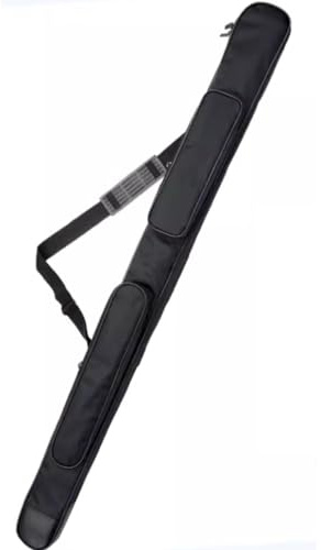 HJHUUA 117cm Single Layer Black Sword Storage Bag-Japanese Katana Bokken Carrying Case-Sword Pouch with Multiple Pockets