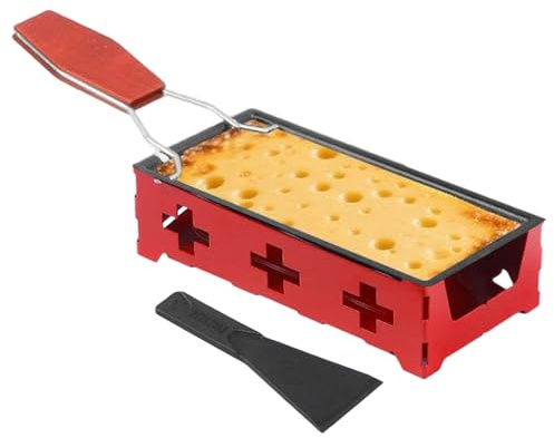 Ost raclette-grill – kompakt köksgrill, raclette-ostsmältare ugn – för studentbostäder fest trädgård bakgård camping picknick terrass