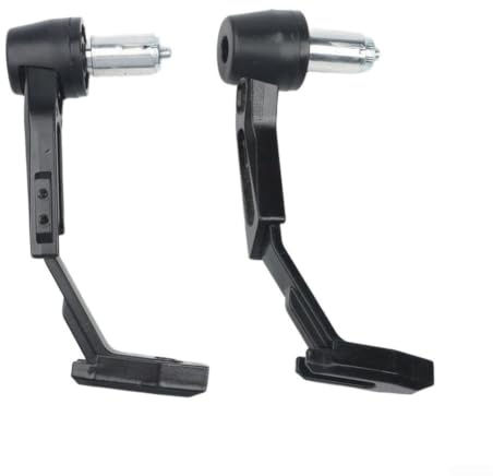 Auratrove Handskydd för dirtbike, 22 mm, CNC-legering, skyddsborste för MX för fyrhjuling för vandringsridning, svart 14,6 cm (svart)